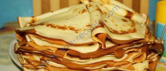 Блины для детей Маяковские