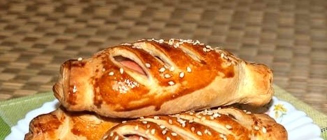 Сосиски в слоёном тесте