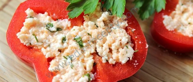 Болгарский перец, фаршированный брынзой