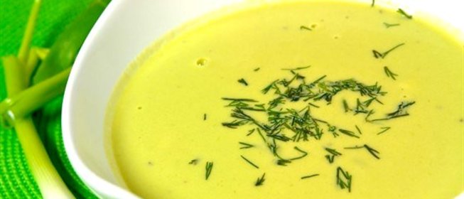 Суп из кресс-салата со сливками