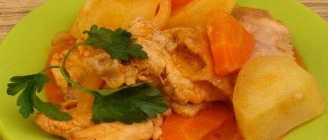 Рагу из кролика с картофелем