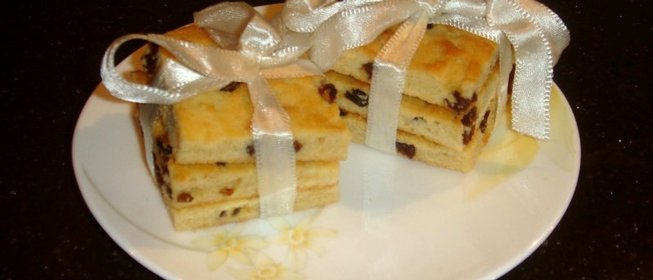 Печенье с изюмом и грецкими орехами