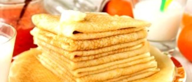 Блинчики на сыворотке без яиц