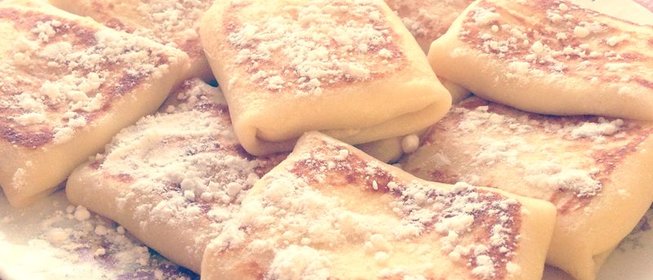 Блины с творогом