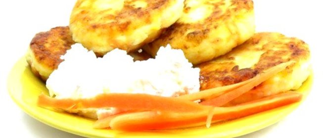 Сырники с морковью и урюком