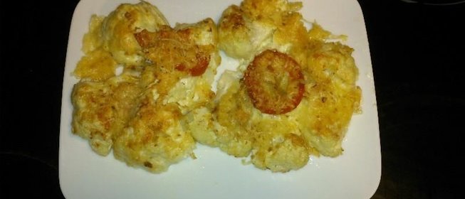 Цветная капуста в сметане в духовке