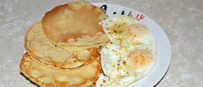 Домашние блинчики на кефире