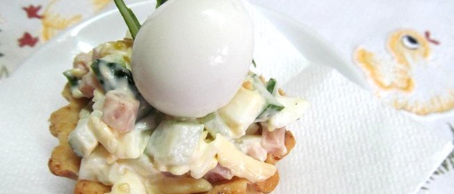 Песочные тарталетки с начинкой