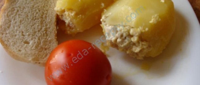 Картофель с фаршем