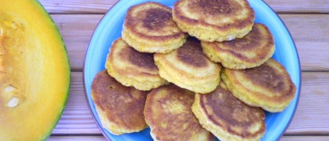 Оладьи из тыквы постные