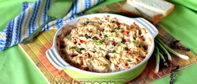 Картофель запечённый с форелью и фетаксой