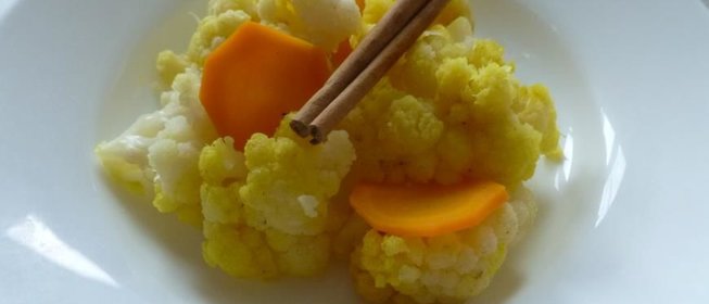 Цветная капуста в апельсиновом соке