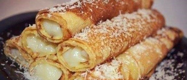 Блинчики с заварным кремом