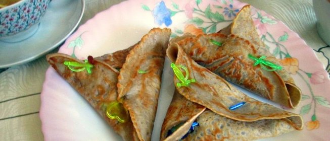 Блинчики с ароматной яблочной начинкой