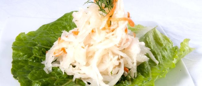 Капуста, квашеная по-деревенски