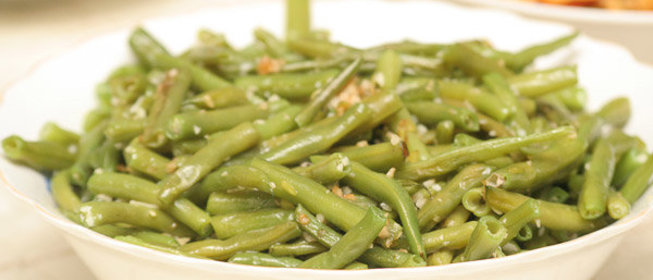 Гарнир из стручковой фасоли