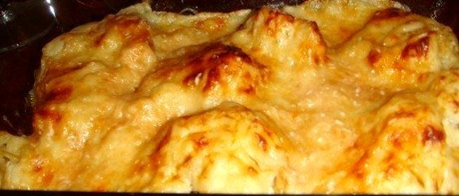 Цветная капуста с бешамелем (по рецепту Елены Молоховец)