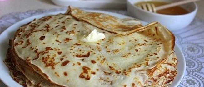 Тонкие блины на кефире