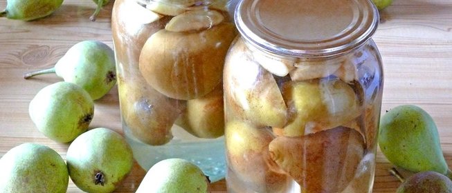 Яблочно-грушевый компот на зиму