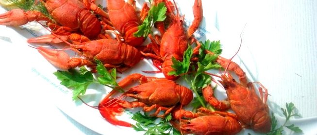 Раки варёные