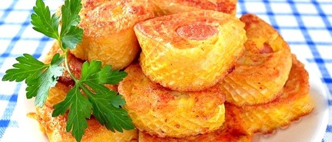 Сосиски в вафлях