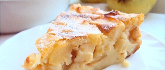 Яблочная запеканка