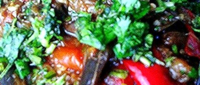 Холодная закуска из баклажанов