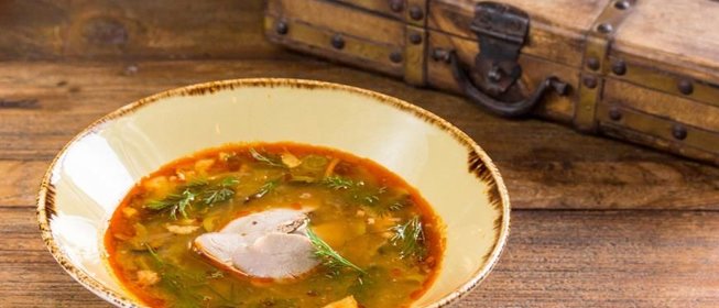 Солянка с уткой