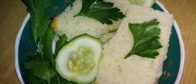 Английский сэндвич с огурцом