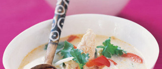 Куриный суп с кокосовым молоком