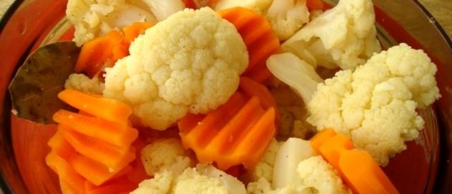 Цветная капуста маринованная по-домашнему