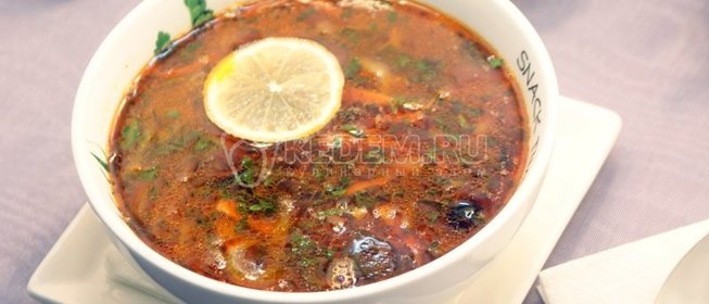 Мясная солянка