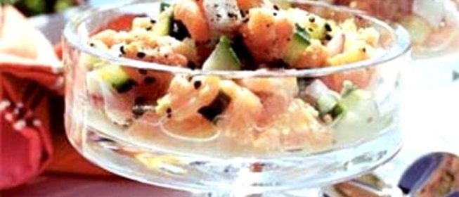 Севиче из креветок