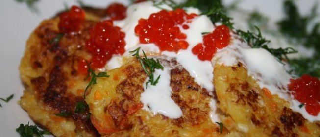 Овощные оладьи