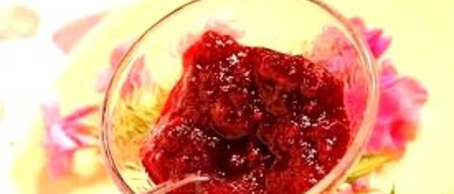 Малиновое варенье густое