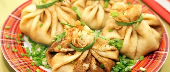 Блинчики с фаршем