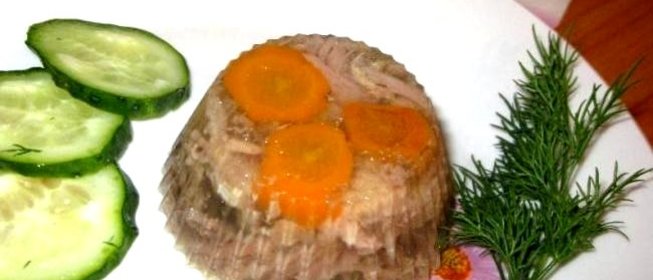 Холодец из гуся