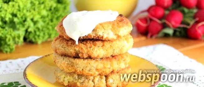 Драники из овсяных хлопьев