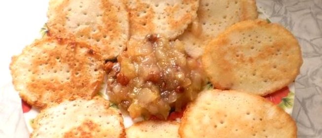 Постные оладьи