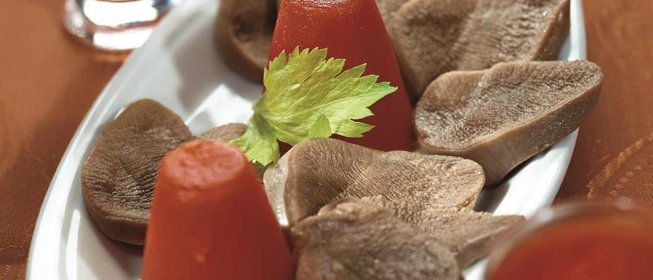 Вареный язык с желе кровавая мэри