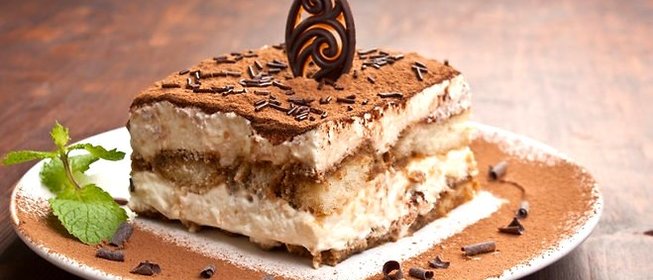 Тирамису с яблоками