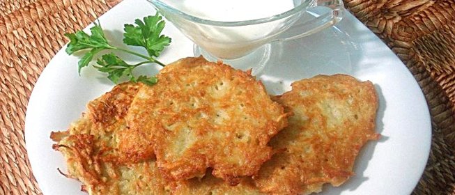 Оладьи из тёртой картошки