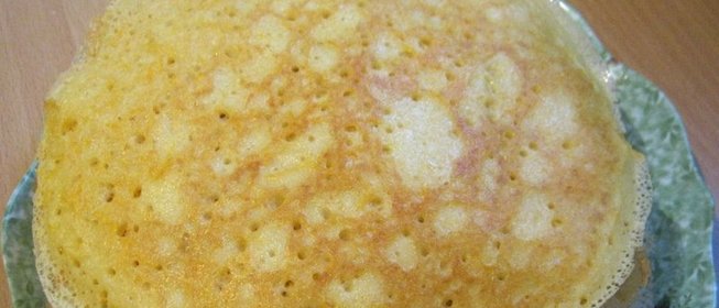 Блины из тыквы
