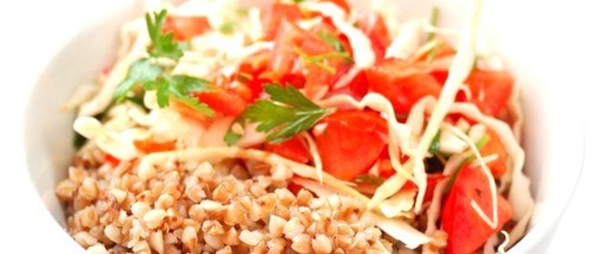 Каша гречневая с брюквой