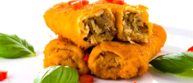 Грибные крокеты