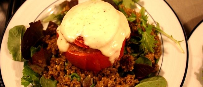 Помидоры, фаршированные грибами