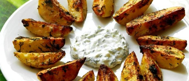 Картофель по-деревенски в аэрогриле