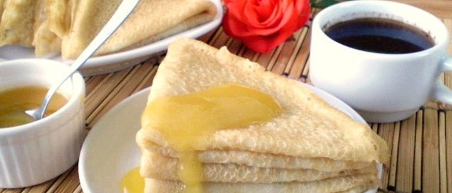 Вегетарианские блины без яиц