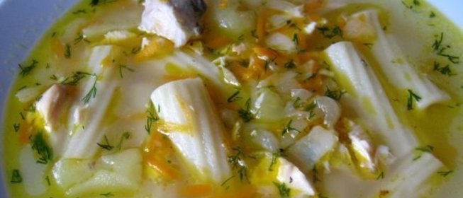 Рыбный суп из лосося