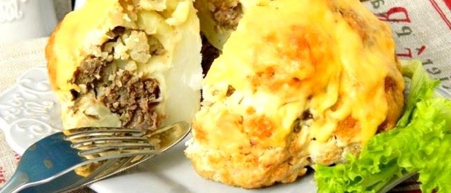 Фаршированная цветная капуста, запеченная в духовке